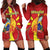 Personalized North Macedonia Hoodie Dress National Emblem With Lion - Wonder Print Shop