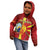 Personalized North Macedonia Kid Hoodie National Emblem With Lion - Wonder Print Shop