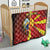 North Macedonia Quilt National Emblem With Lion - Wonder Print Shop