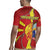 Personalized North Macedonia Rugby Jersey National Emblem With Lion - Wonder Print Shop