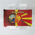 North Macedonia Tablecloth National Emblem With Lion - Wonder Print Shop