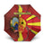 North Macedonia Umbrella National Emblem With Lion - Wonder Print Shop