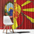 North Macedonia Window Curtain National Emblem With Lion - Wonder Print Shop