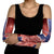 Norway Arm Sleeves The Moose With Saxifrage Flowers Galaxy Style - Wonder Print Shop