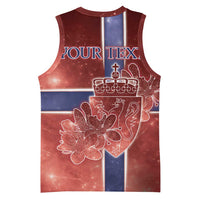 Personalized Norway Basketball Jersey The Moose With Saxifrage Flowers Galaxy Style - Wonder Print Shop