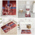 Norway Bathroom Set The Moose With Saxifrage Flowers Galaxy Style - Wonder Print Shop