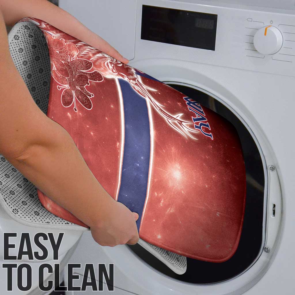 Norway Bathroom Set The Moose With Saxifrage Flowers Galaxy Style - Wonder Print Shop