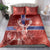 Norway Bedding Set The Moose With Saxifrage Flowers Galaxy Style - Wonder Print Shop