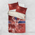 Norway Bedding Set The Moose With Saxifrage Flowers Galaxy Style - Wonder Print Shop