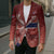 Personalized Norway Blazer The Moose With Saxifrage Flowers Galaxy Style - Wonder Print Shop