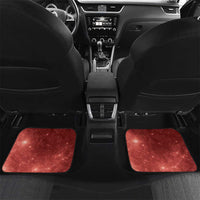 Norway Car Mats The Moose With Saxifrage Flowers Galaxy Style - Wonder Print Shop