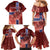 Personalized Norway Family Matching Mermaid Dress and Hawaiian Shirt The Moose With Saxifrage Flowers Galaxy Style - Wonder Print Shop