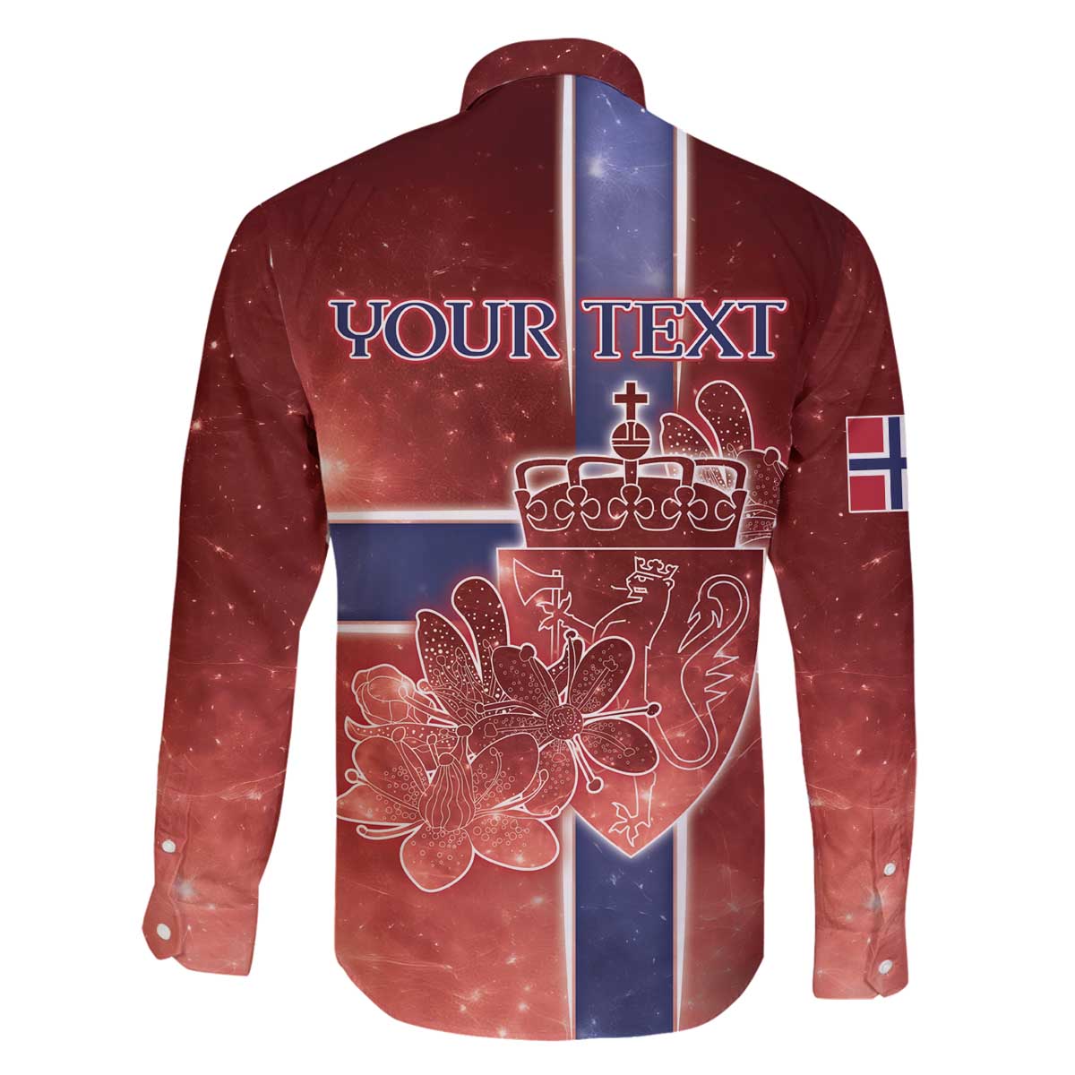 Personalized Norway Family Matching Off The Shoulder Long Sleeve Dress and Hawaiian Shirt The Moose With Saxifrage Flowers Galaxy Style - Wonder Print Shop