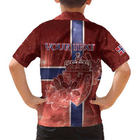 Personalized Norway Hawaiian Shirt The Moose With Saxifrage Flowers Galaxy Style - Wonder Print Shop