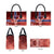 Norway Leather Bag The Moose With Saxifrage Flowers Galaxy Style - Wonder Print Shop