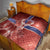 Norway Quilt The Moose With Saxifrage Flowers Galaxy Style - Wonder Print Shop