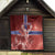 Norway Quilt The Moose With Saxifrage Flowers Galaxy Style - Wonder Print Shop