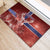 Norway Rubber Doormat The Moose With Saxifrage Flowers Galaxy Style - Wonder Print Shop