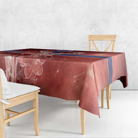 Norway Tablecloth The Moose With Saxifrage Flowers Galaxy Style - Wonder Print Shop