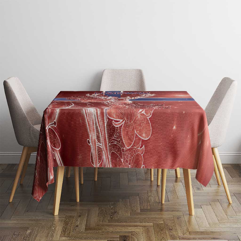 Norway Tablecloth The Moose With Saxifrage Flowers Galaxy Style - Wonder Print Shop