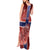 Personalized Norway Tank Maxi Dress The Moose With Saxifrage Flowers Galaxy Style - Wonder Print Shop