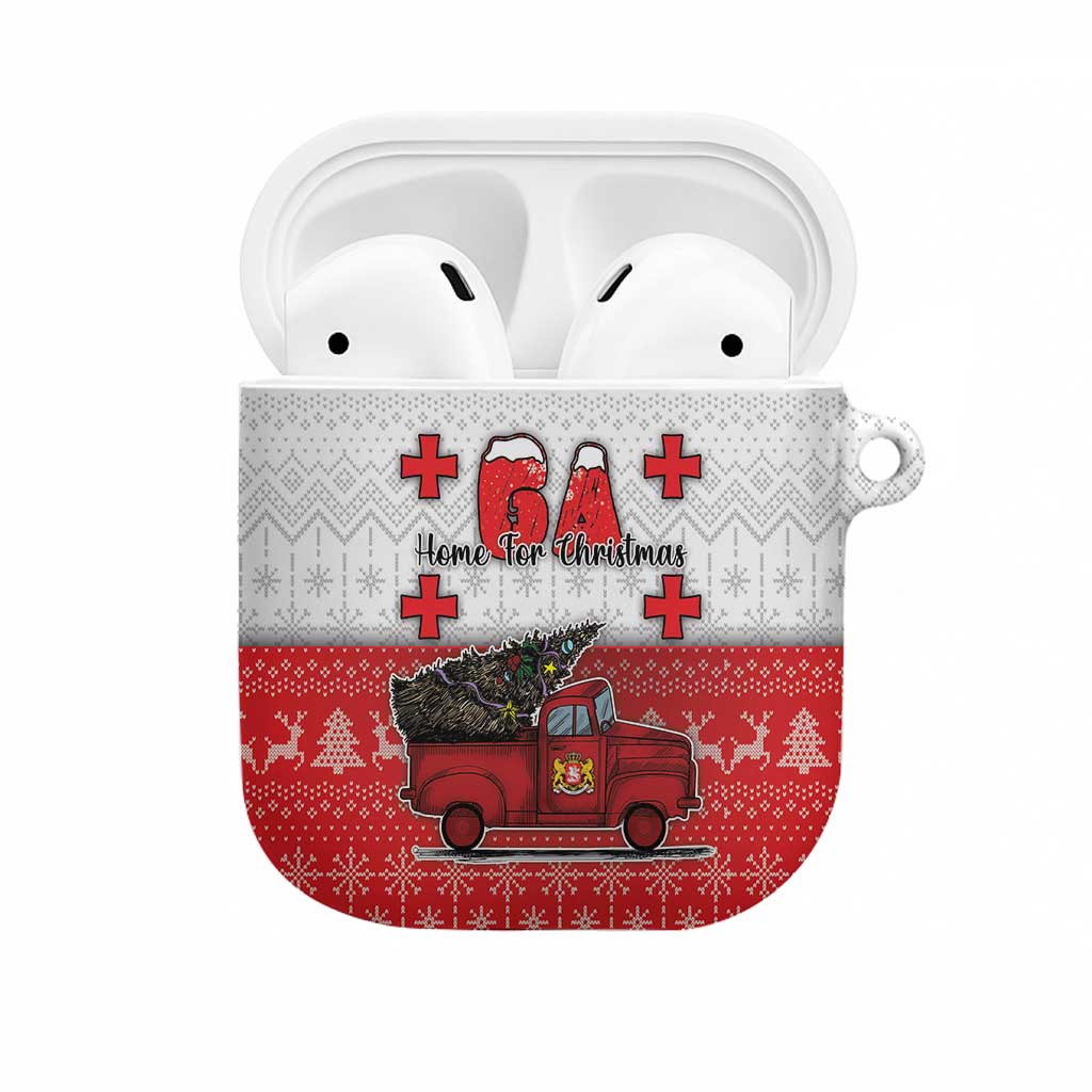 Georgia Christmas AirPods Case GA Home For Christmas - Wonder Print Shop