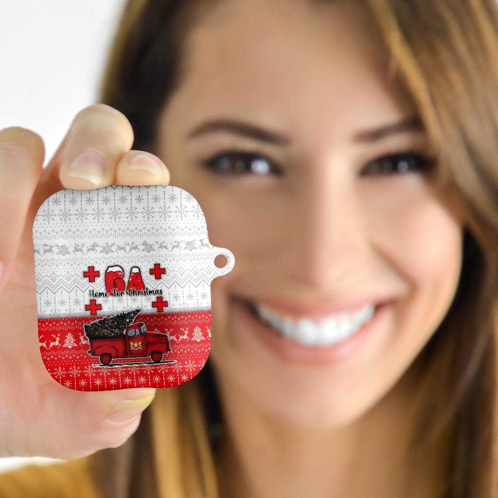 Georgia Christmas AirPods Case GA Home For Christmas - Wonder Print Shop