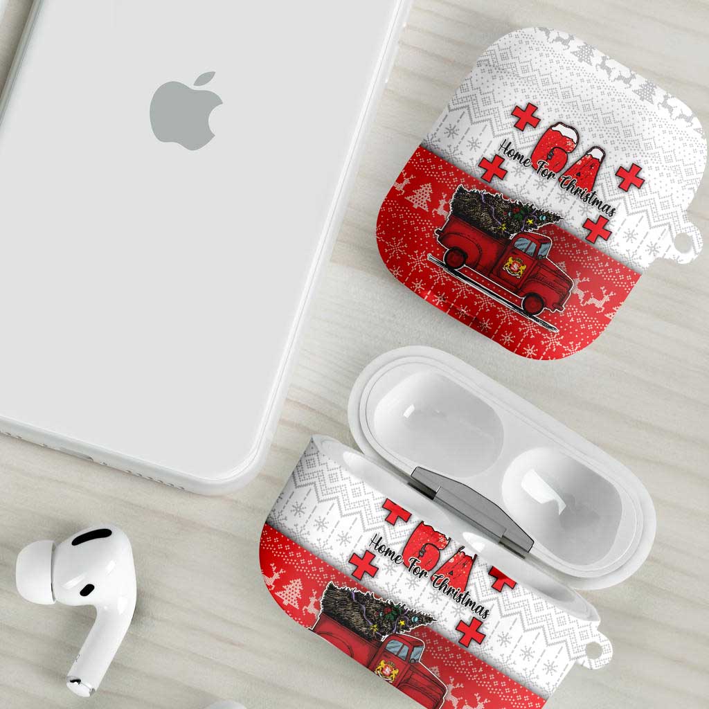 Georgia Christmas AirPods Case GA Home For Christmas - Wonder Print Shop