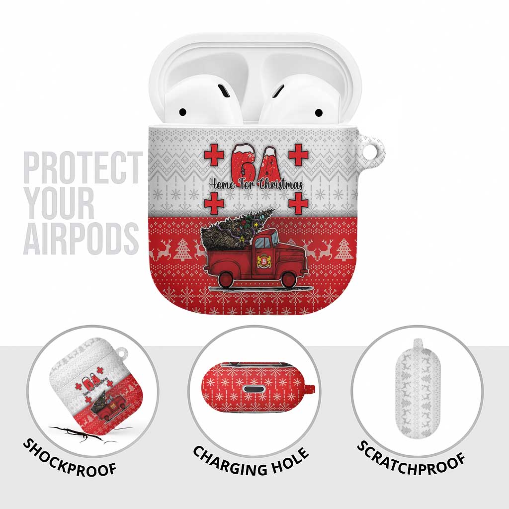 Georgia Christmas AirPods Case GA Home For Christmas - Wonder Print Shop