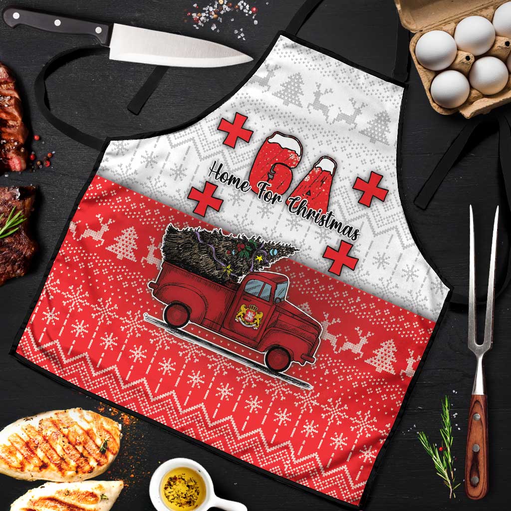 Georgia Christmas Apron GA Home For Christmas - Wonder Print Shop