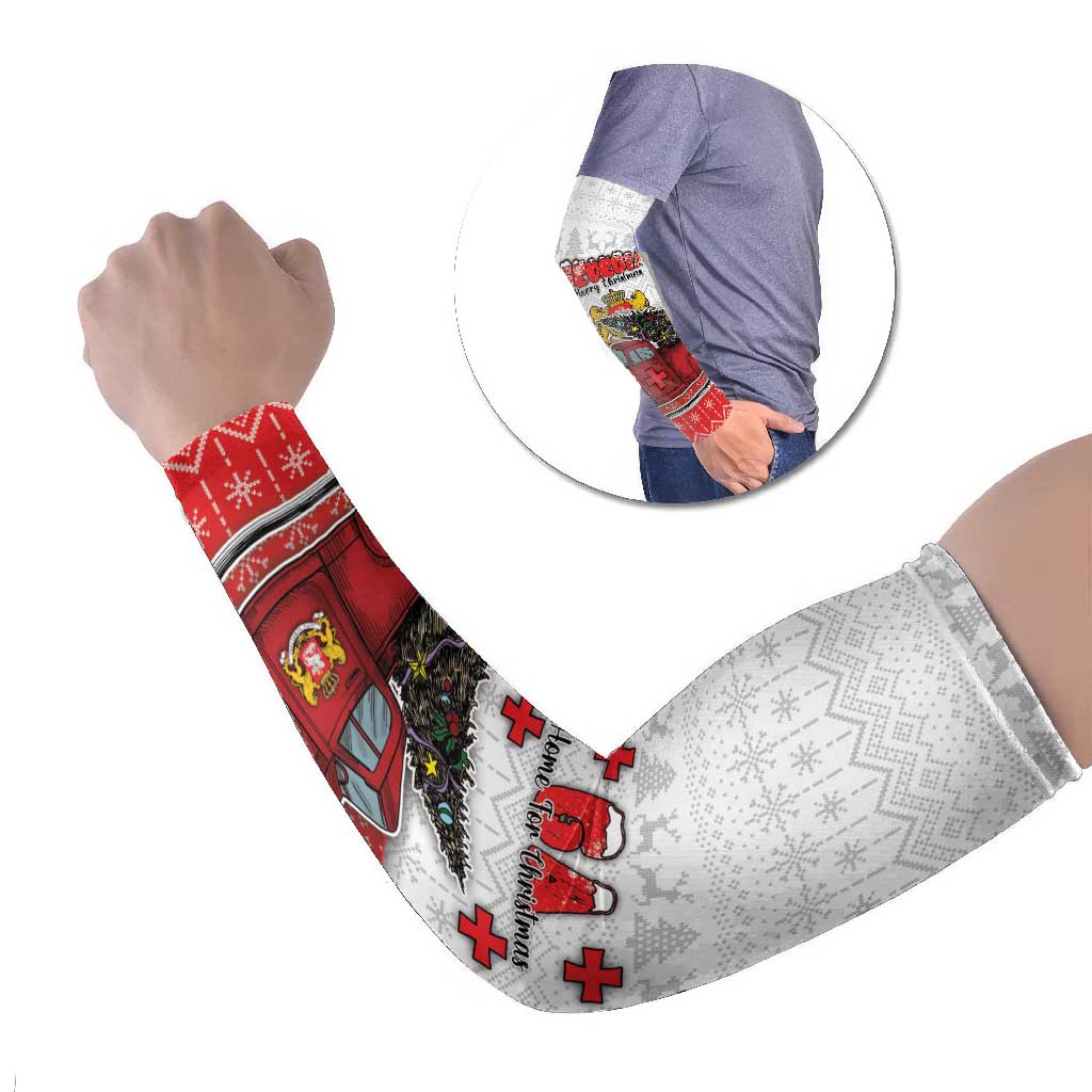 Georgia Christmas Arm Sleeves GA Home For Christmas - Wonder Print Shop