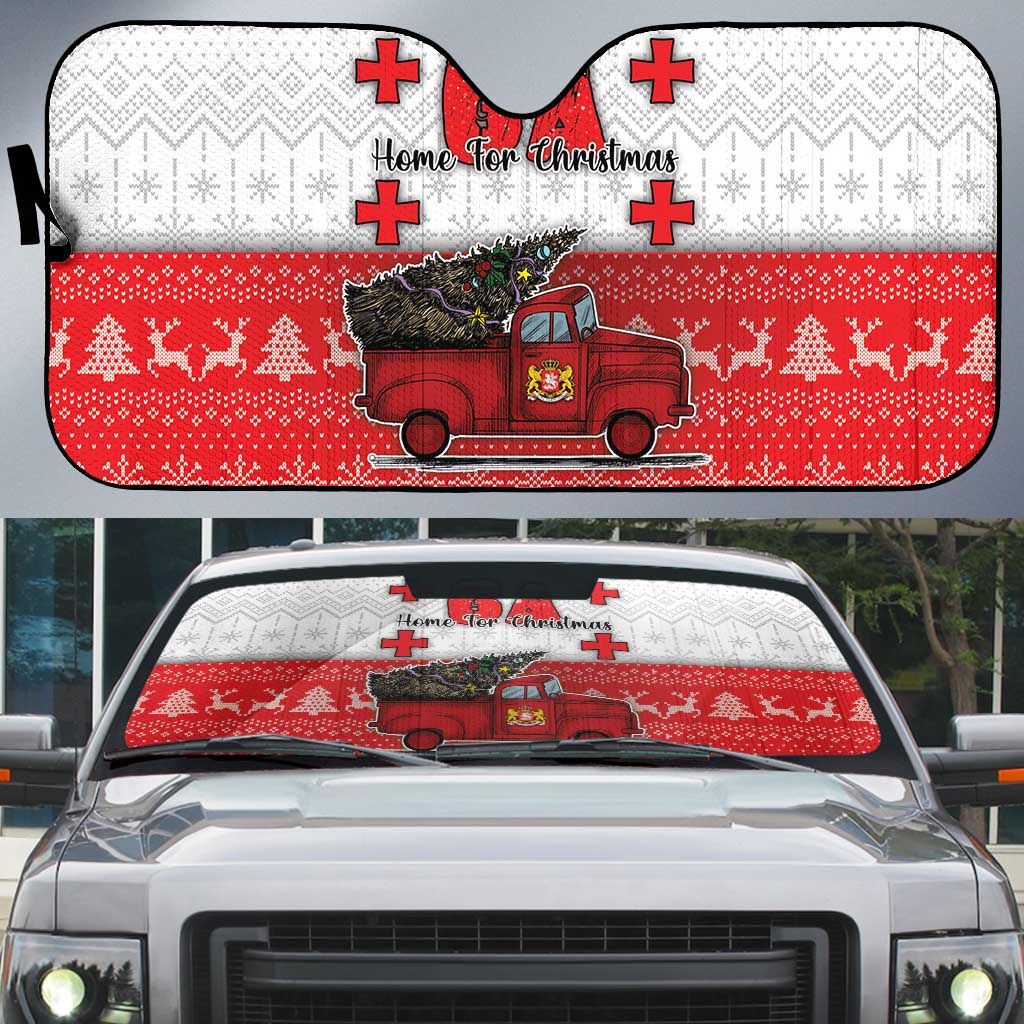 Georgia Christmas Auto Sun Shade GA Home For Christmas - Wonder Print Shop