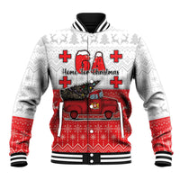 Georgia Christmas Baseball Jacket GA Home For Christmas - Wonder Print Shop