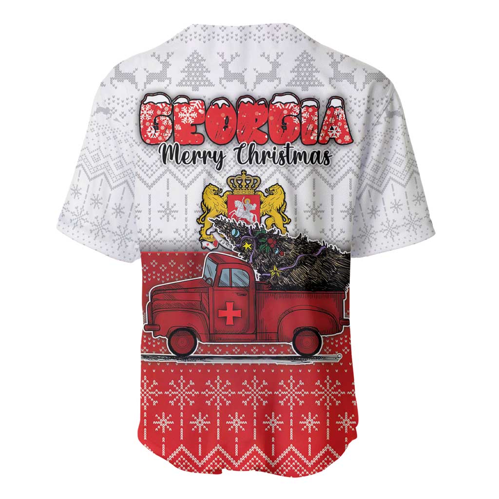Georgia Christmas Baseball Jersey GA Home For Christmas - Wonder Print Shop