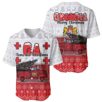 Georgia Christmas Baseball Jersey GA Home For Christmas - Wonder Print Shop