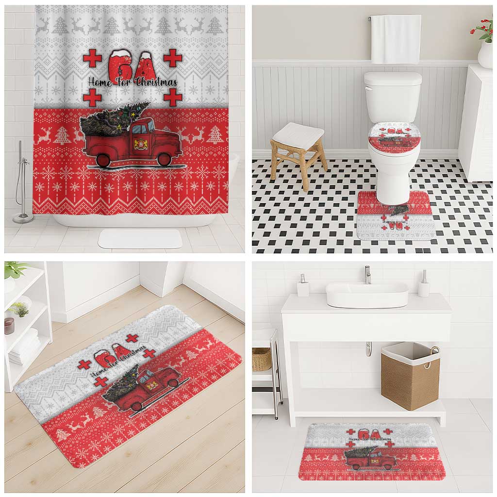 Georgia Christmas Bathroom Set GA Home For Christmas - Wonder Print Shop