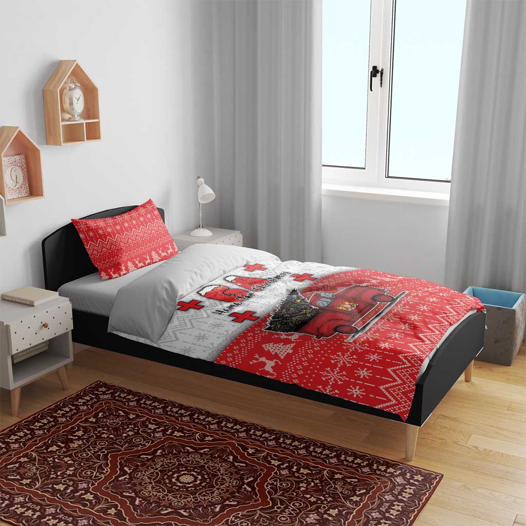 Georgia Christmas Bedding Set GA Home For Christmas - Wonder Print Shop