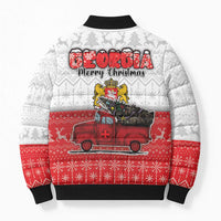 Georgia Christmas Bomber Puffer Jacket GA Home For Christmas - Wonder Print Shop
