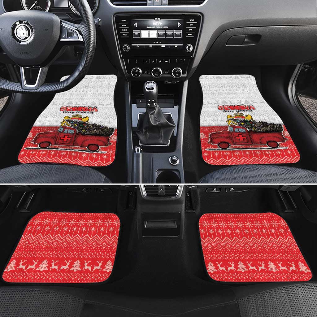 Georgia Christmas Car Mats GA Home For Christmas - Wonder Print Shop