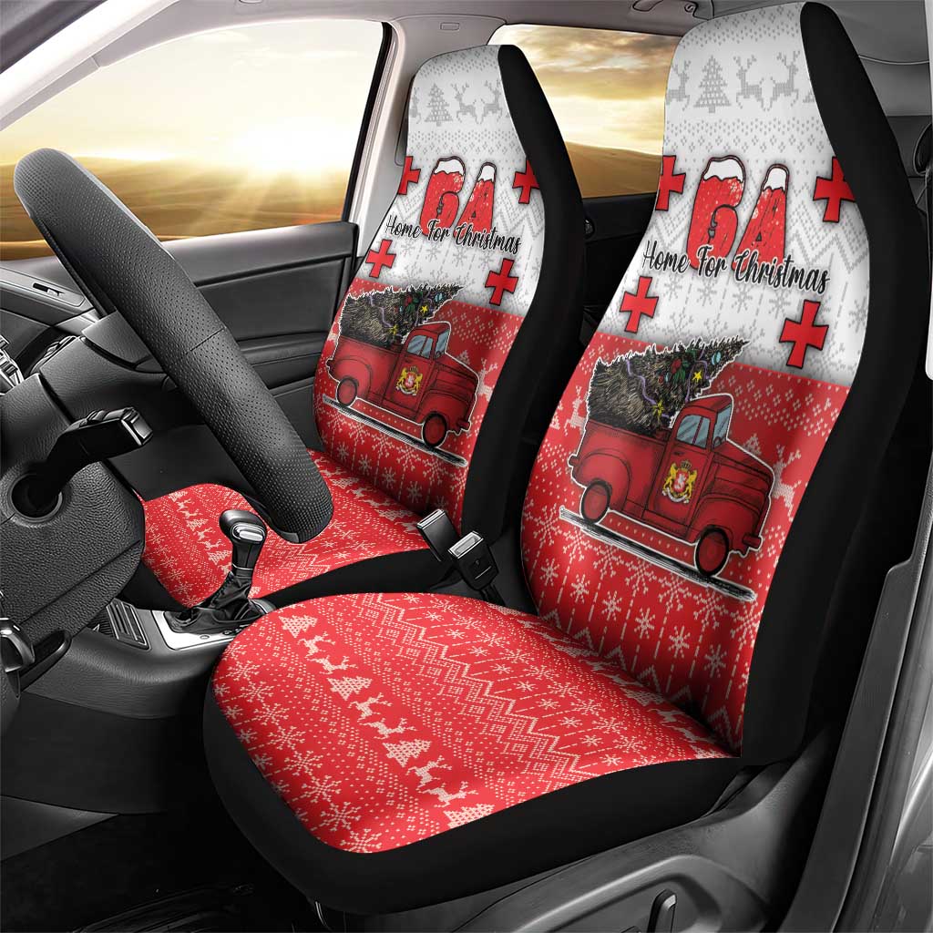 Georgia Christmas Car Seat Cover GA Home For Christmas - Wonder Print Shop