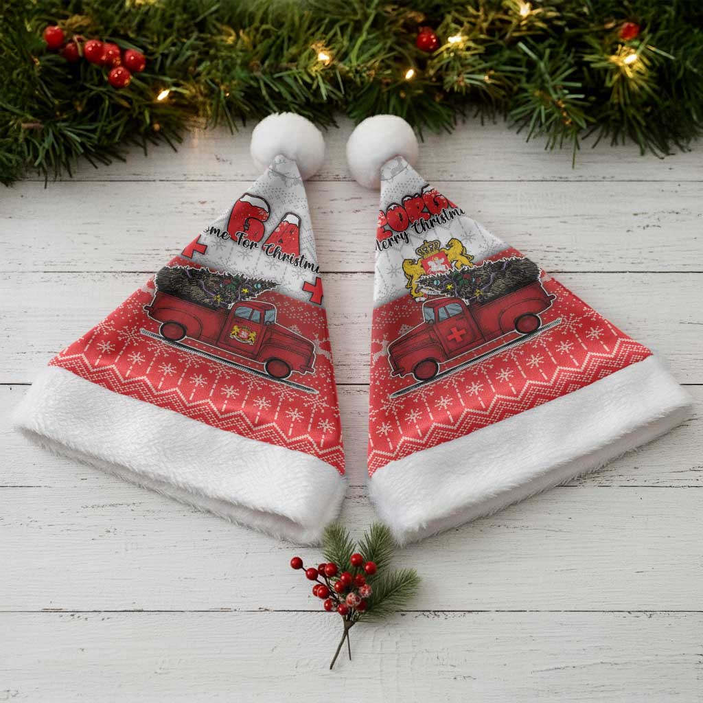 Georgia Christmas Santa Hat GA Home For Christmas - Wonder Print Shop