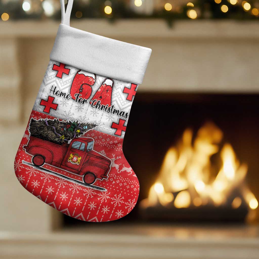 Georgia Christmas Stocking GA Home For Christmas - Wonder Print Shop
