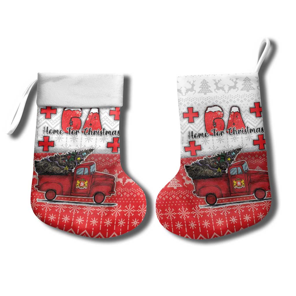 Georgia Christmas Stocking GA Home For Christmas - Wonder Print Shop
