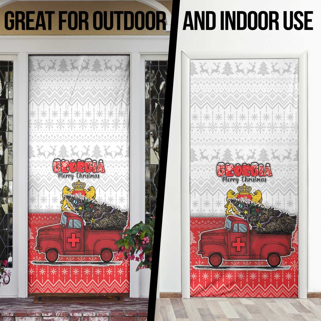 Georgia Christmas Door Cover GA Home For Christmas - Wonder Print Shop