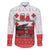 Georgia Christmas Family Matching Long Sleeve Bodycon Dress and Hawaiian Shirt GA Home For Christmas - Wonder Print Shop