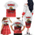 Georgia Christmas Family Matching Off The Shoulder Long Sleeve Dress and Hawaiian Shirt GA Home For Christmas - Wonder Print Shop