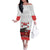Georgia Christmas Family Matching Off The Shoulder Long Sleeve Dress and Hawaiian Shirt GA Home For Christmas - Wonder Print Shop