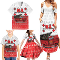 Georgia Christmas Family Matching Summer Maxi Dress and Hawaiian Shirt GA Home For Christmas - Wonder Print Shop
