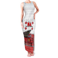 Georgia Christmas Family Matching Tank Maxi Dress and Hawaiian Shirt GA Home For Christmas - Wonder Print Shop