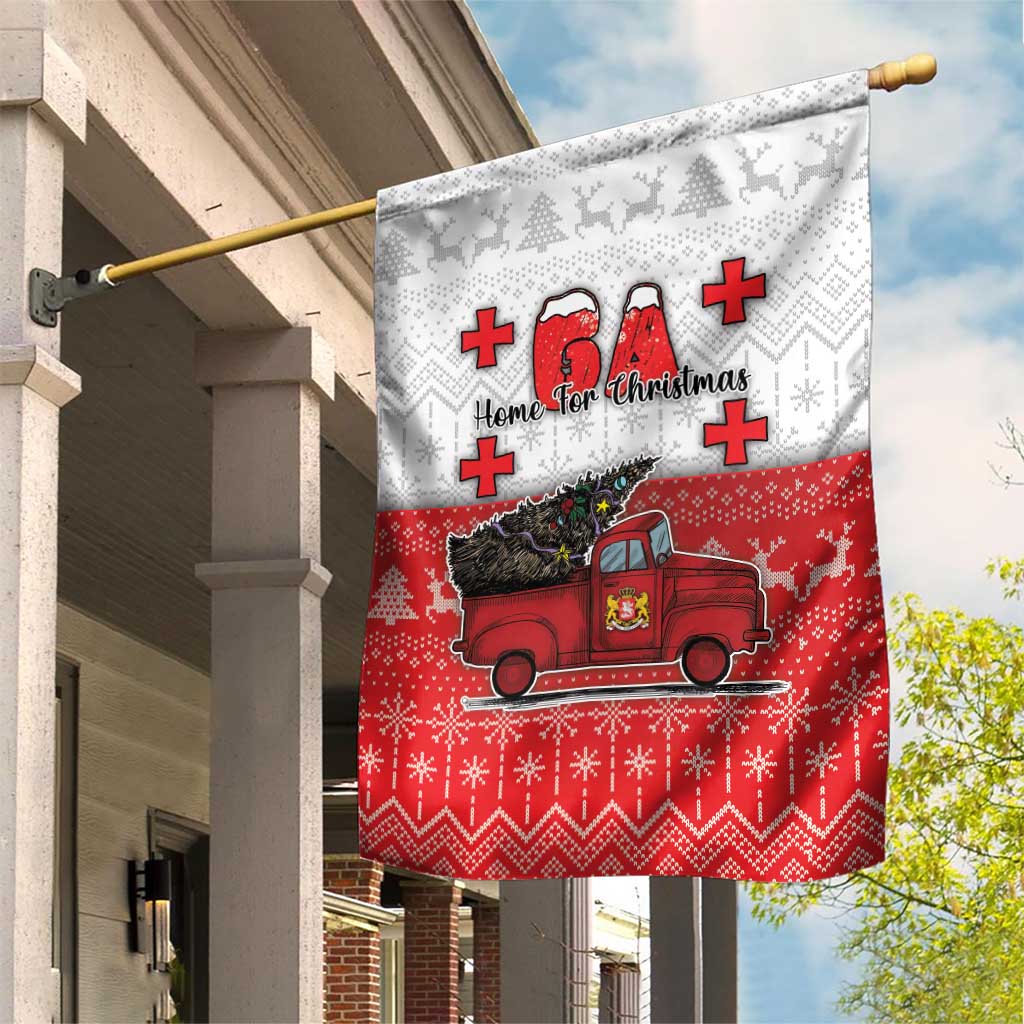 Georgia Christmas Garden Flag GA Home For Christmas - Wonder Print Shop